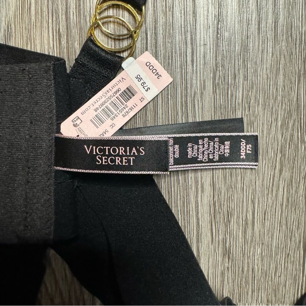NWT- Victoria’s Secret Very Sexy Strappy Open Cup Demi Bra 34DDD - Picture 6 of 6